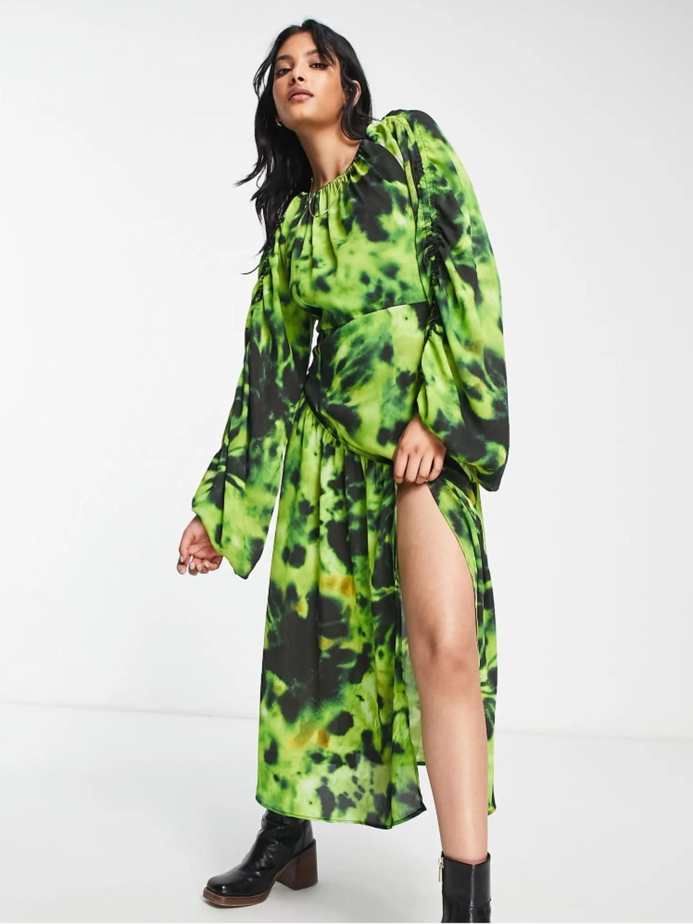 Topshop lime green dress. SIZE US 6